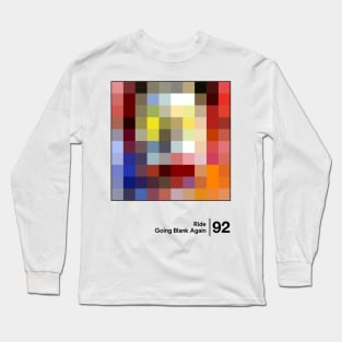 Going Blank Again / Minimalist Style Artwork Long Sleeve T-Shirt